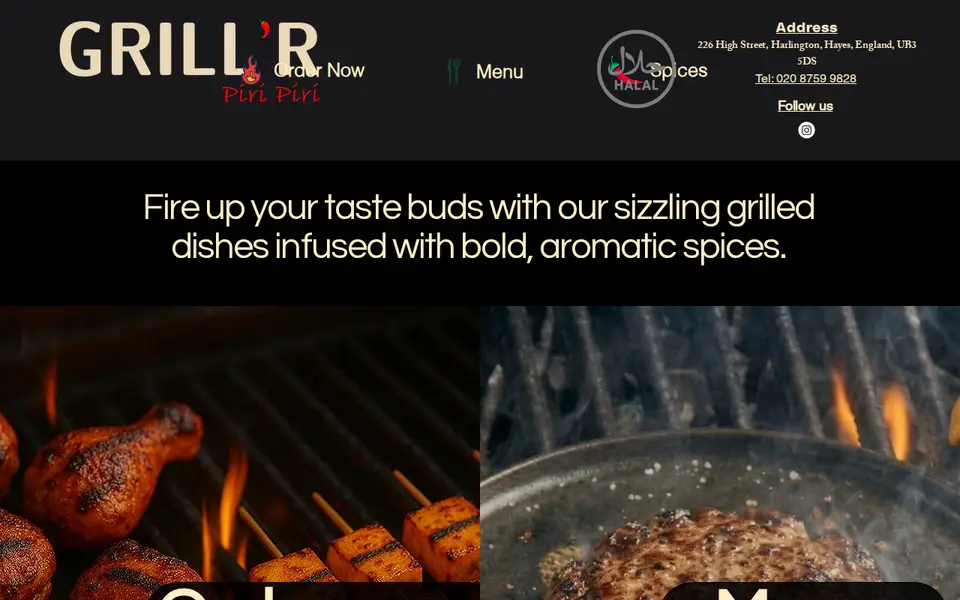 The top of grillr.uk
