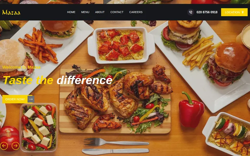 The top of mazaaburgers.com