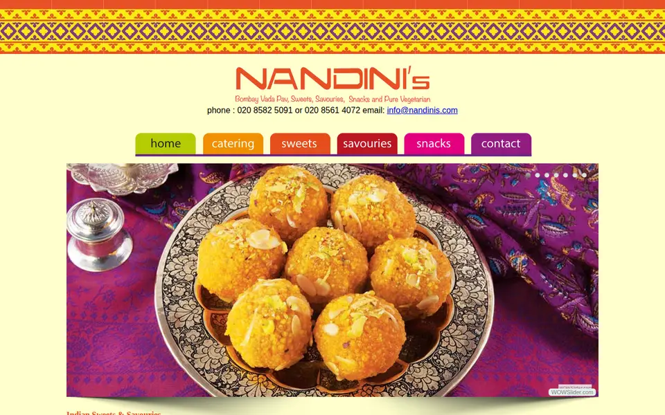 The top of nandinis.com