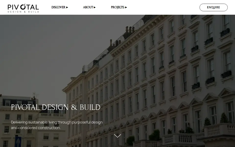 The top of pivotaldb.co.uk