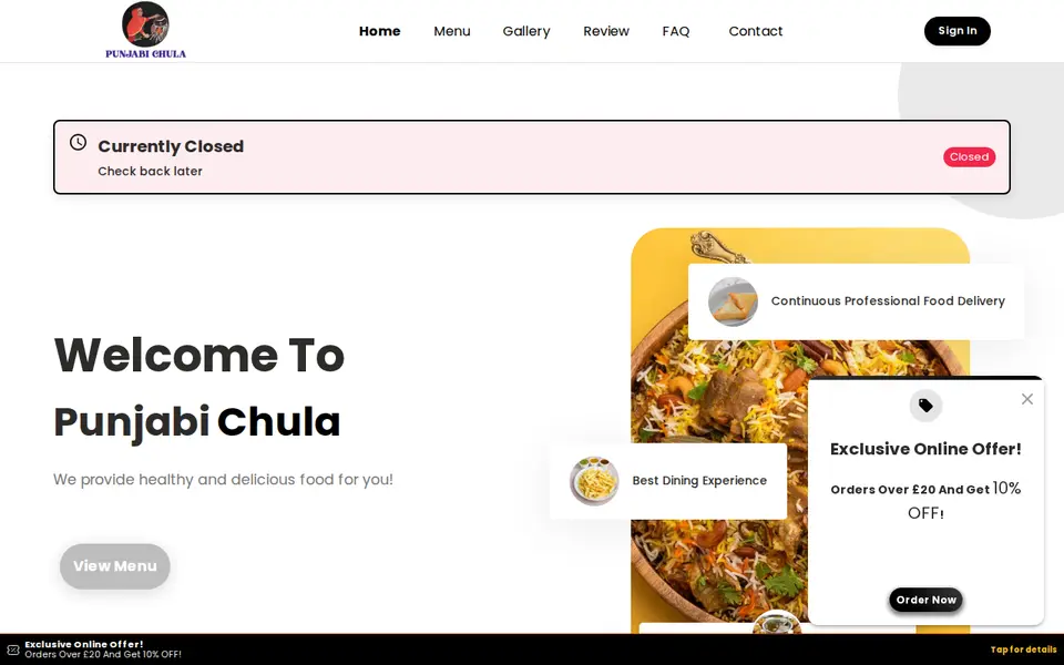 The top of punjabichula.co.uk