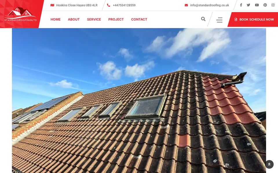 The top of standardroofingltd.co.uk