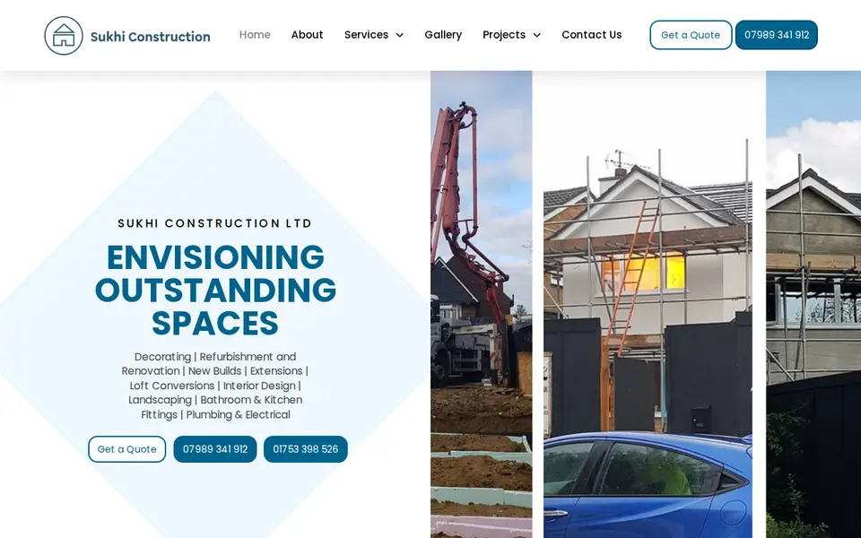 The top of sukhiconstructionltd.co.uk