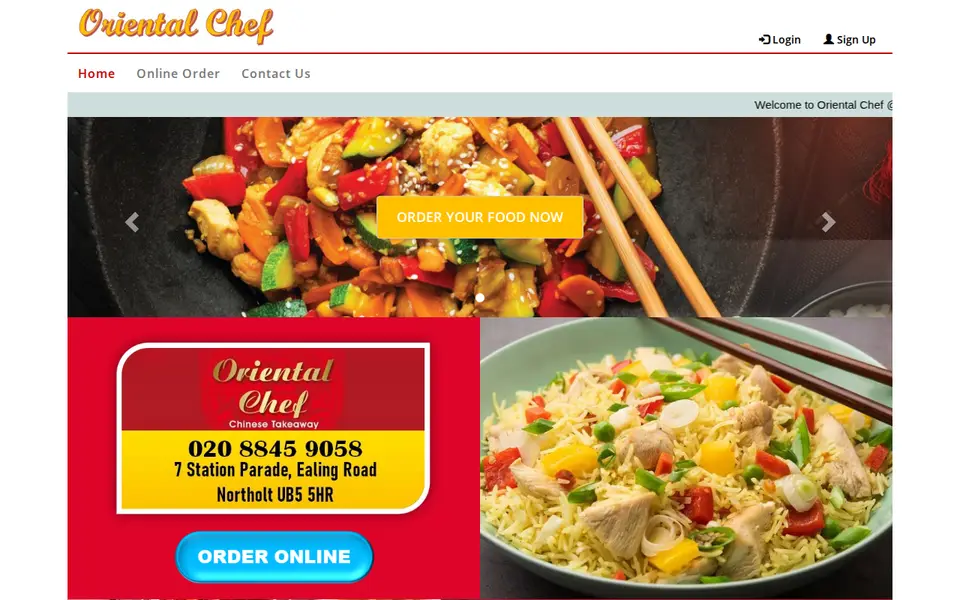 The top of orientalchefnortholt.co.uk