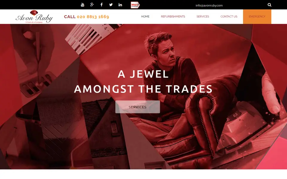 The top of avonruby.co.uk