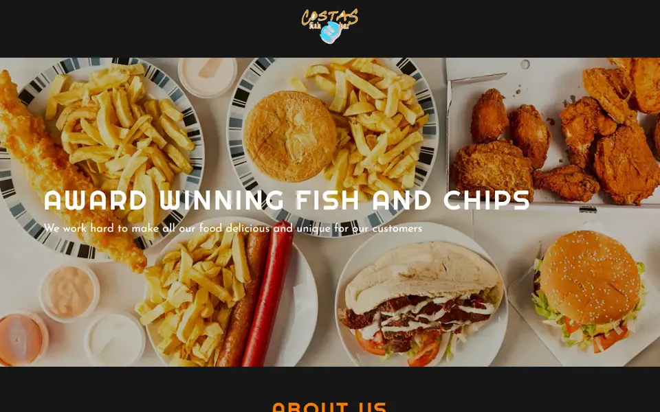 The top of costasfishbar.com