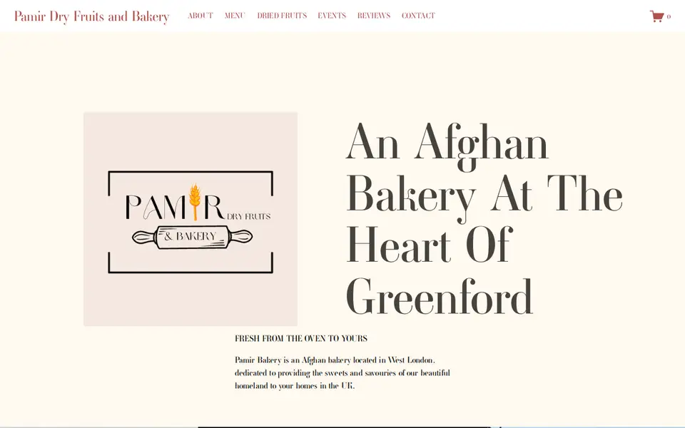 The top of pamirbakerygreenford.com