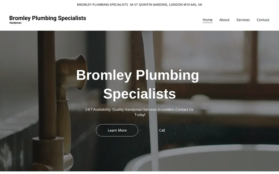The top of bromleyplumbingspecialists.xyz