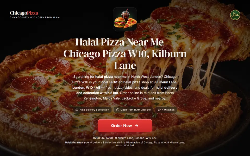 The top of chicagopizzaw10.com