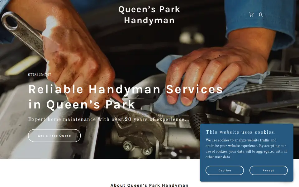 The top of queensparkhandyman.co.uk