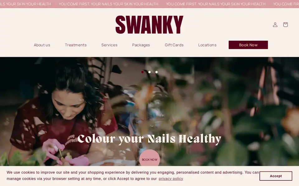 The top of swankylondon.com