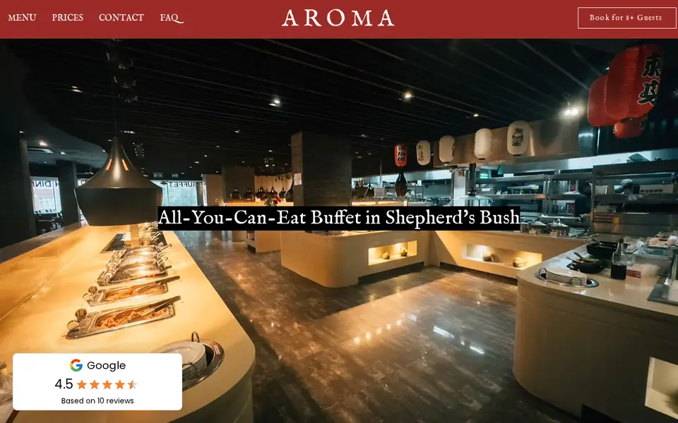 The top of aromabuffet.co.uk