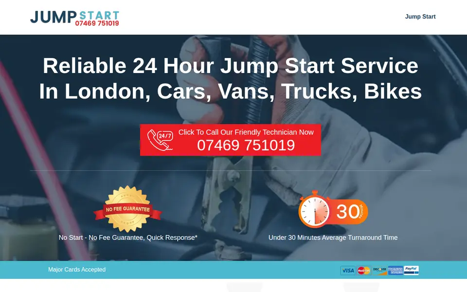 The top of jumpstartservice.uk