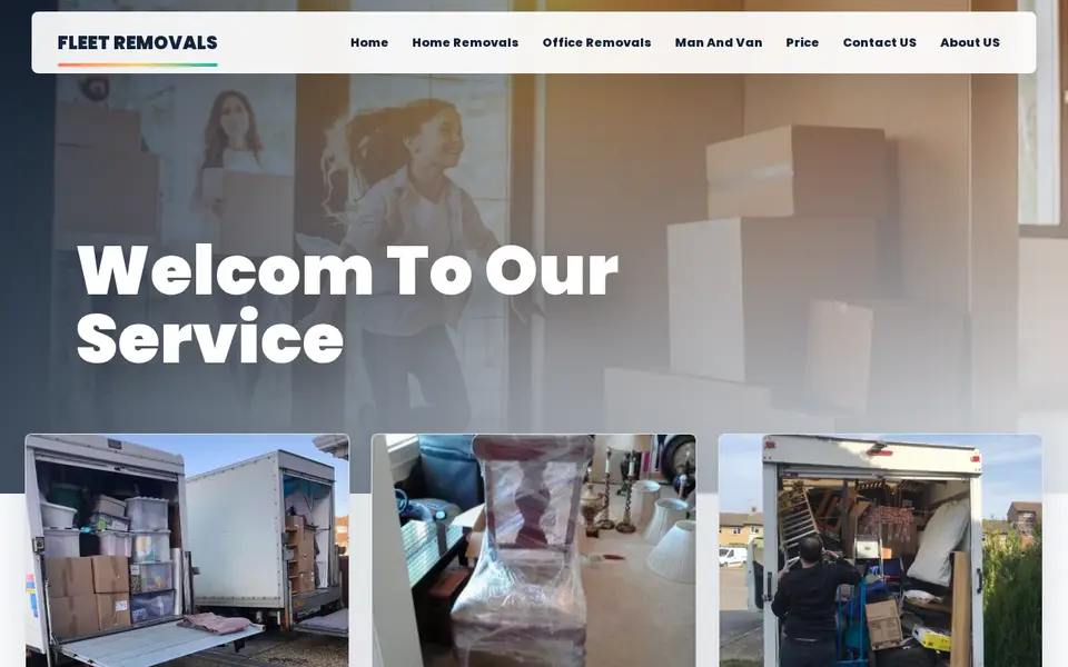 The top of fleet-removals.co.uk