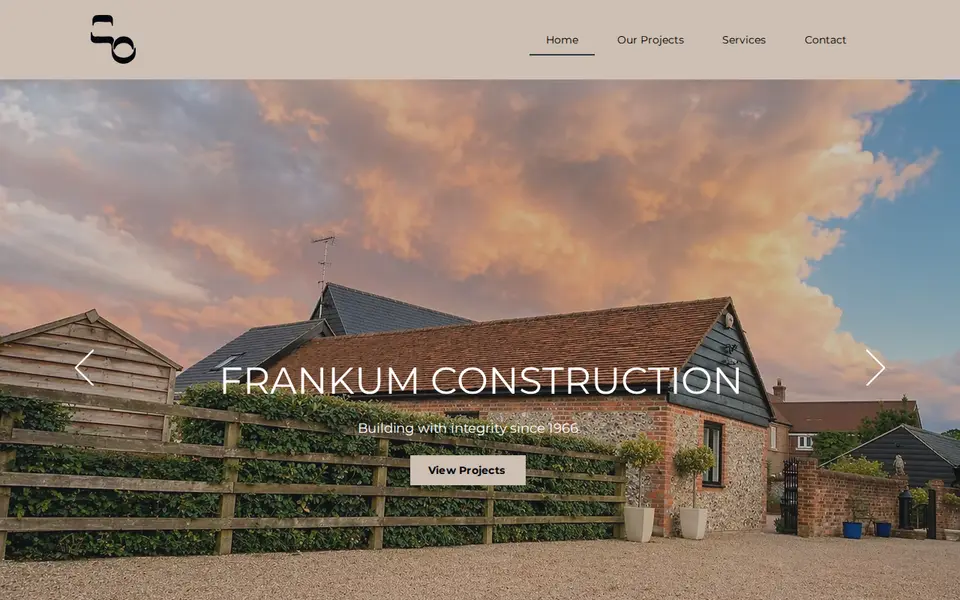 The top of frankumconstruction.com
