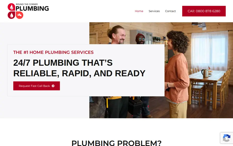 The top of round-the-corner-plumbing.co.uk