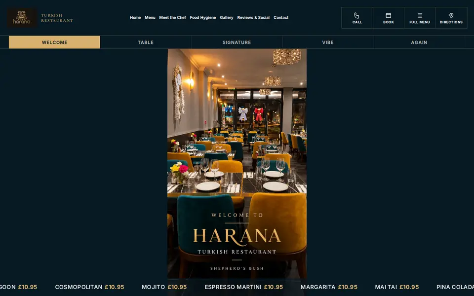 The top of haranaturkishrestaurant.com