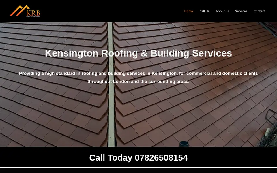 The top of krb-services.co.uk