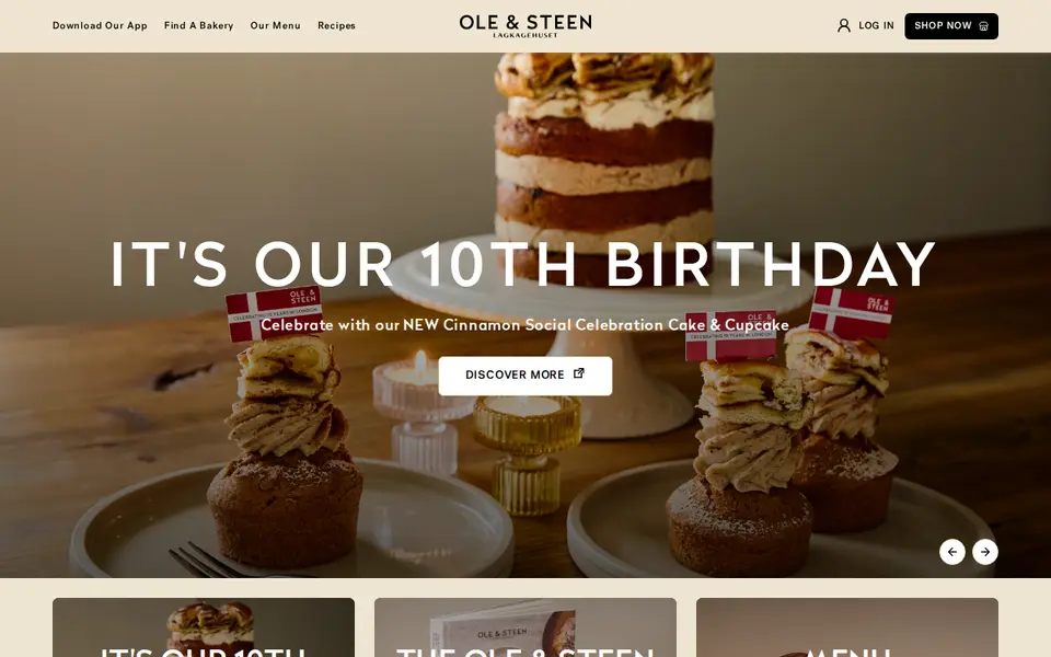 The top of oleandsteen.co.uk