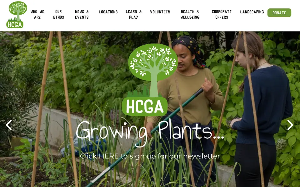The top of hcga.org.uk