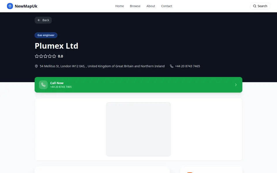 The top of businewmap.org
