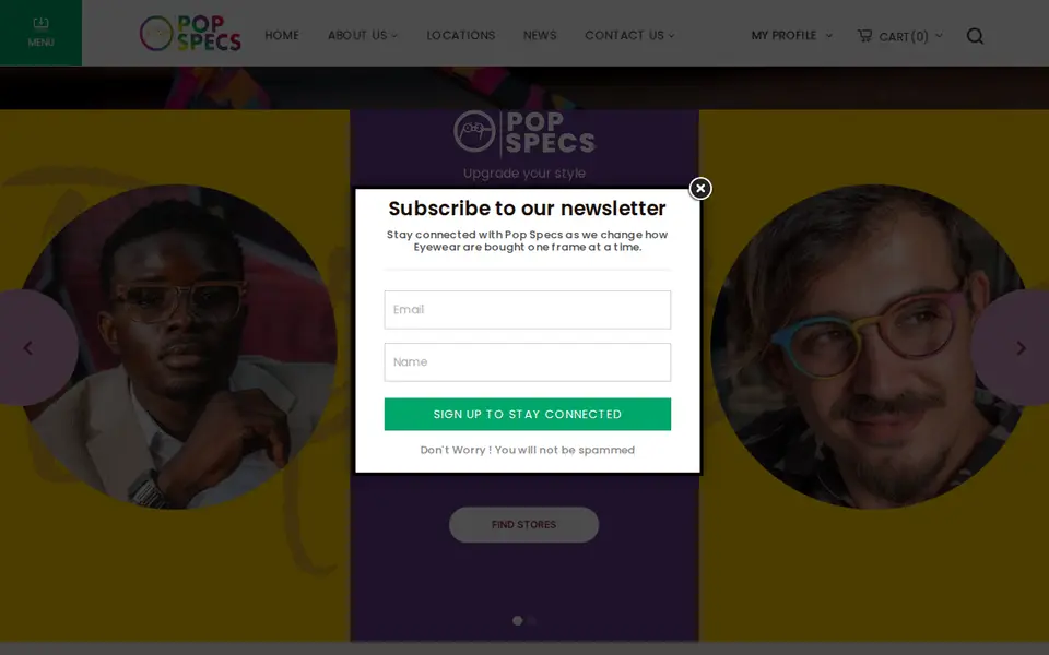 The top of pop-specs.com