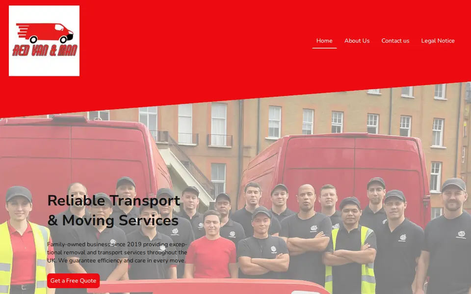 The top of redvanman.com