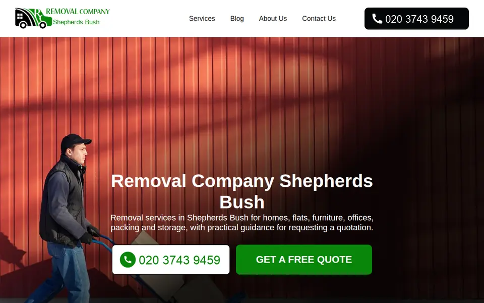 The top of removalcompanyshepherdsbush.co.uk