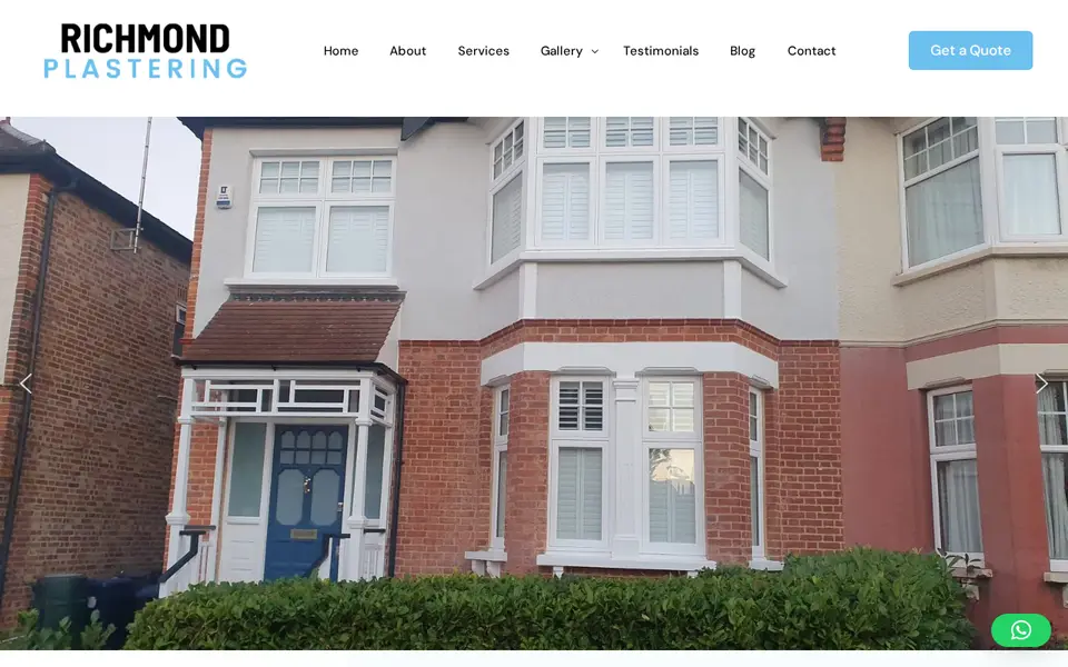 The top of richmondplastering.co.uk