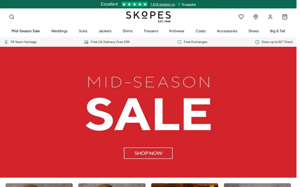 The top of skopes.co.uk