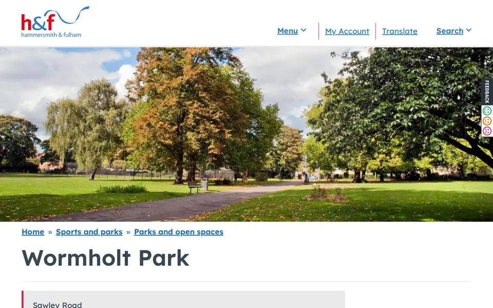 The top of lbhf.gov.uk