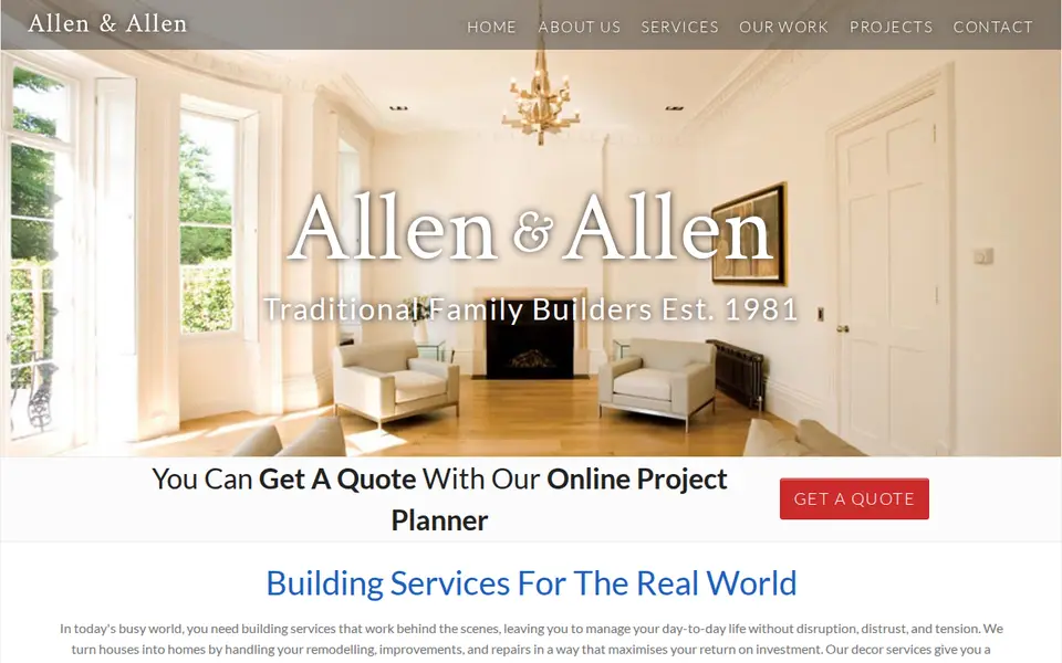 The top of allenandallen.co
