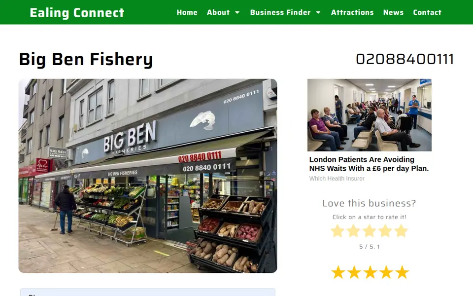 The top of ealingconnect.co.uk