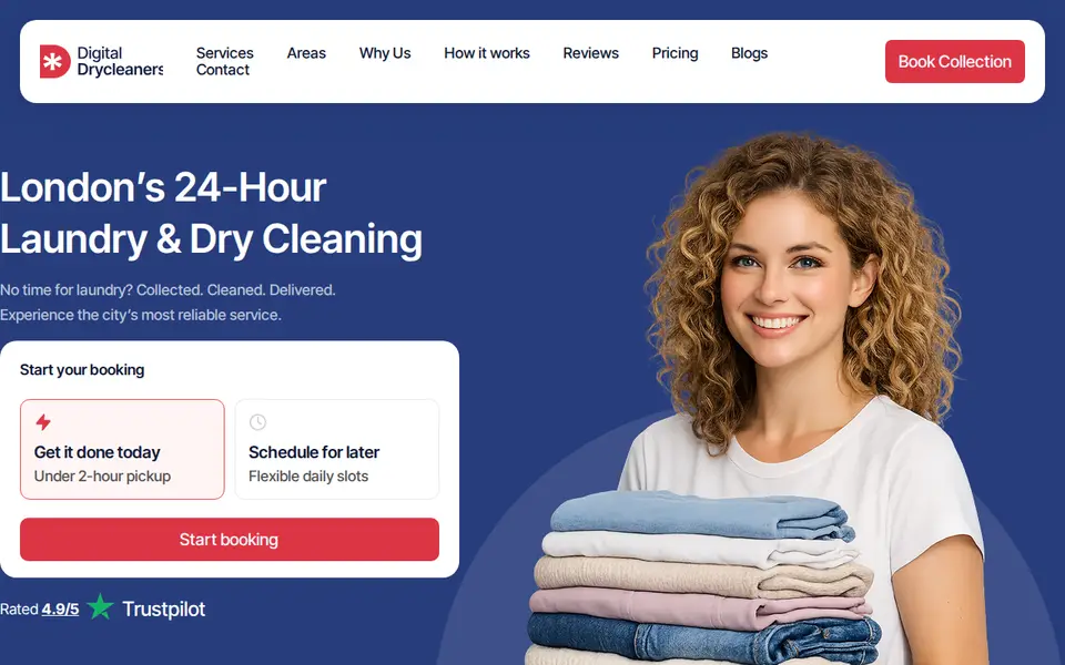 The top of digitaldrycleaners.co.uk