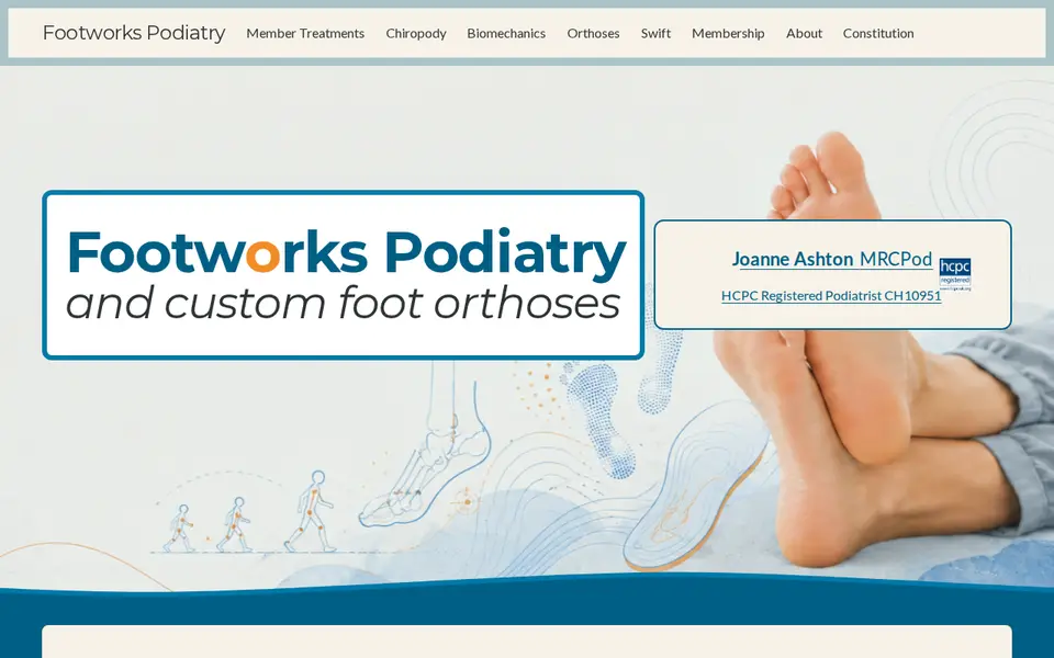 The top of footworkspodiatry.london