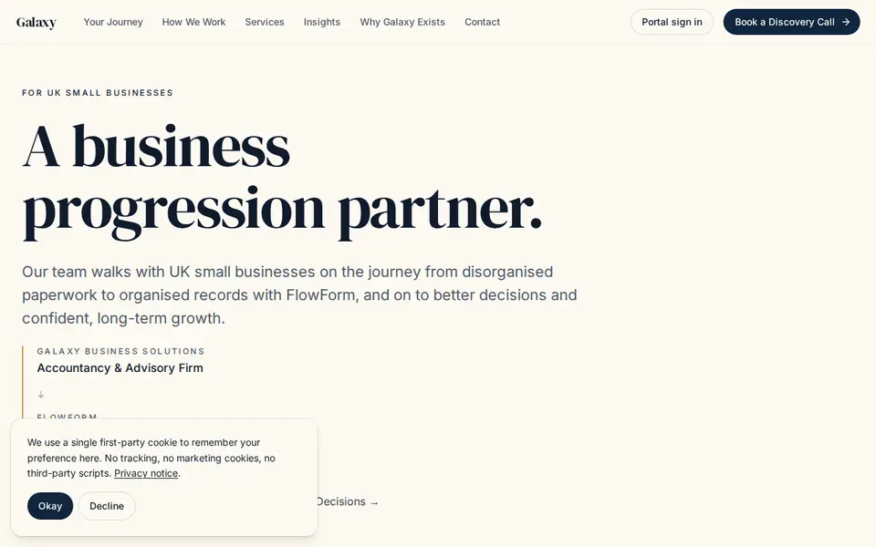The top of galaxyaccountancy.co.uk