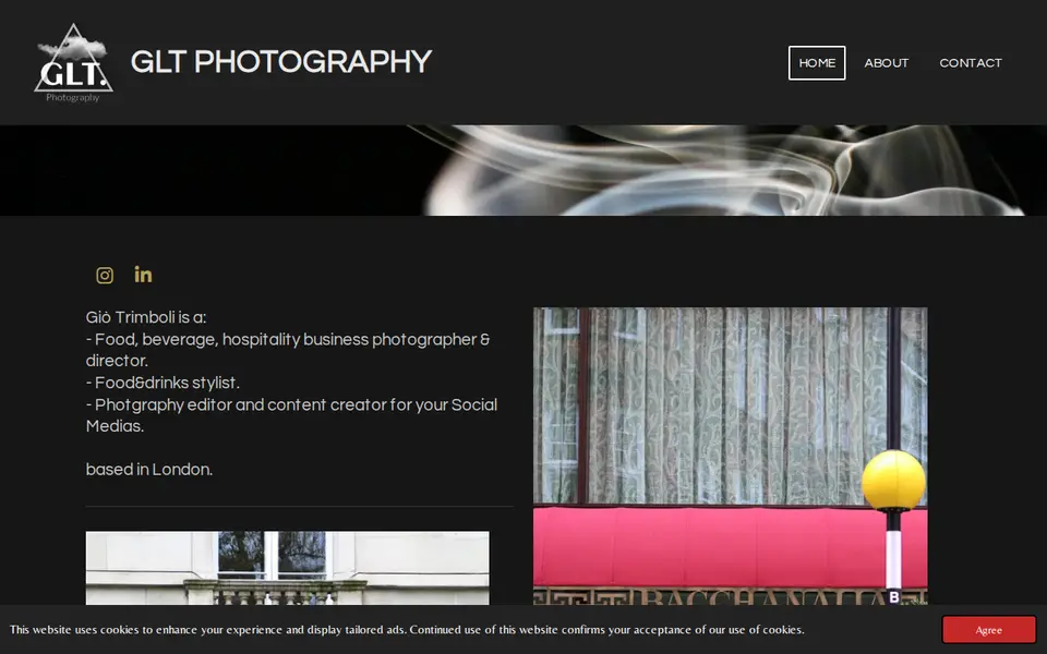 The top of glt-photography.webador.co.uk