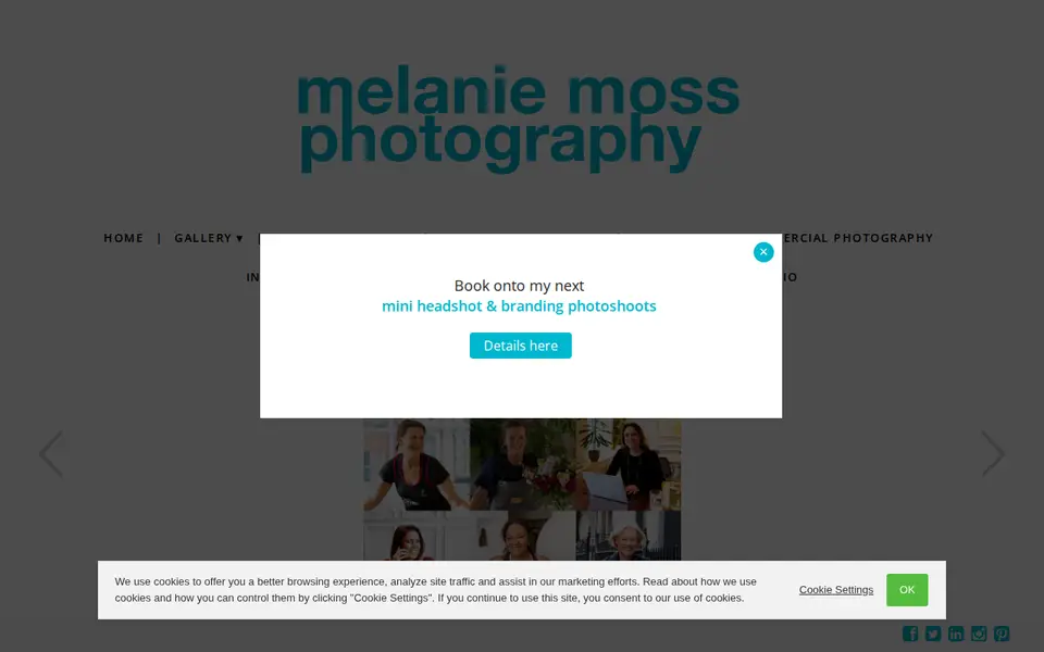 The top of melaniemoss.com