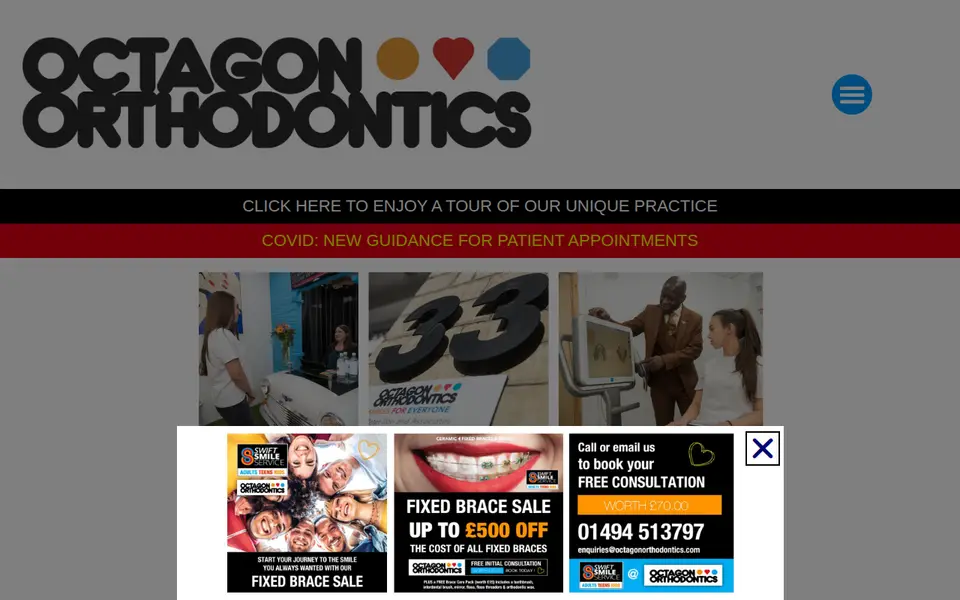 The top of octagonorthodontics.com