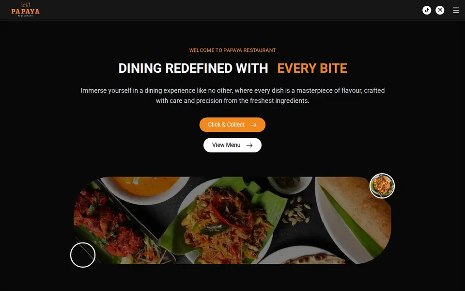 The top of papaya-uk.com