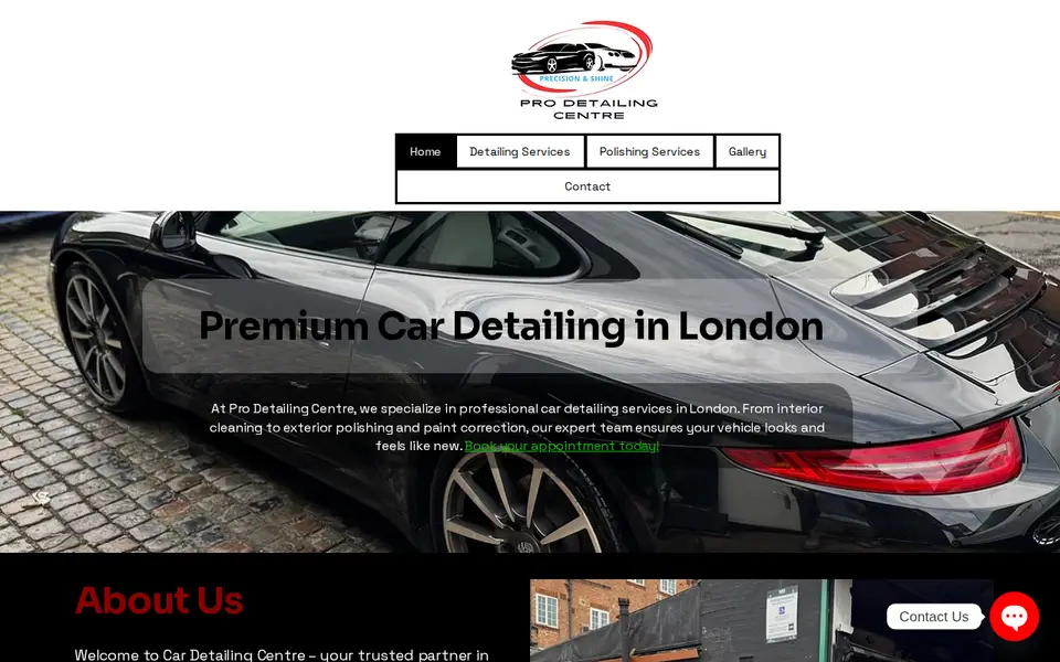 The top of prodetailingcenter.co.uk