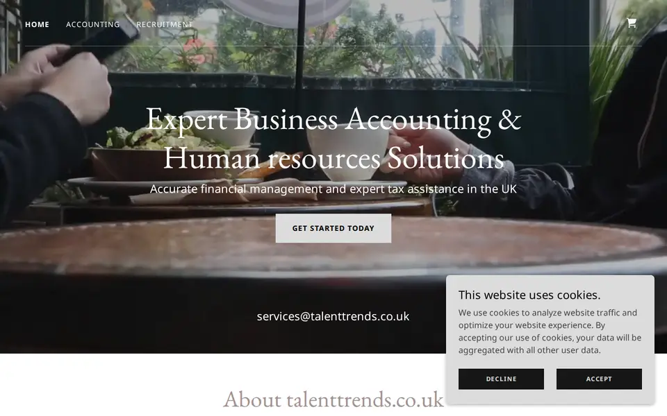 The top of talenttrends.co.uk