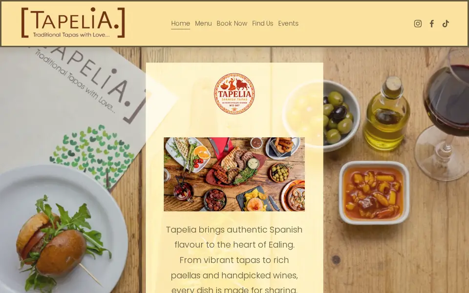 The top of tapelia.co.uk