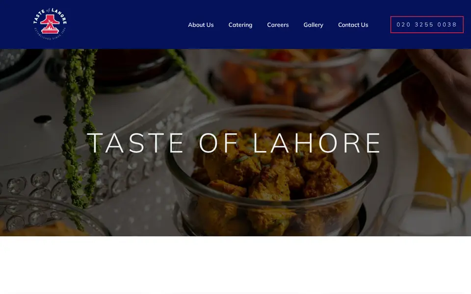 The top of tasteoflahoreealing.co.uk