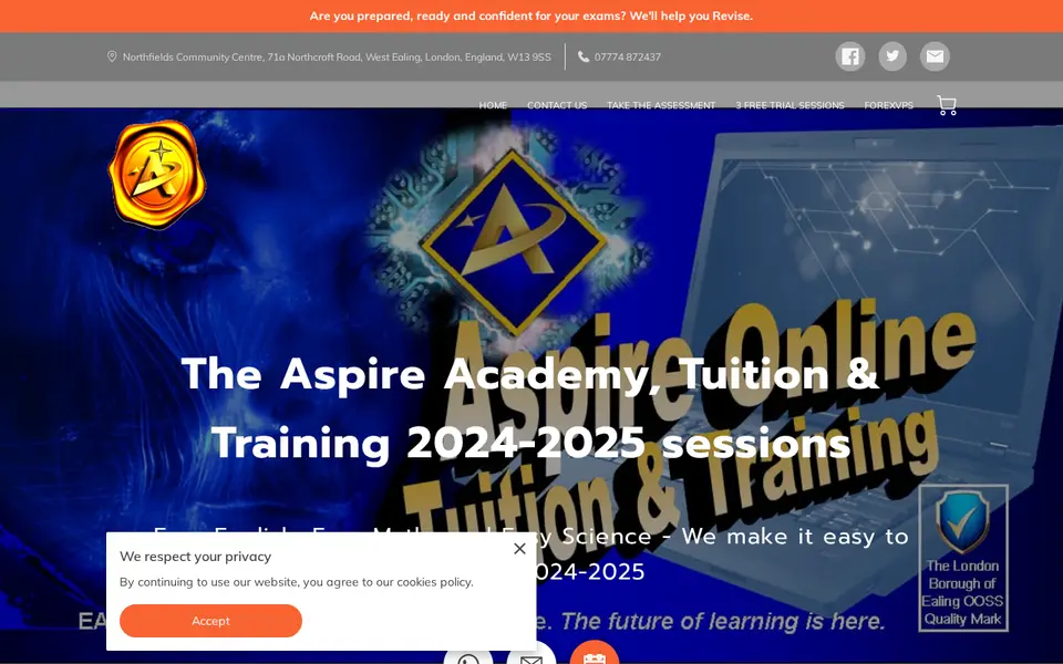 The top of the-aspire-academy-tuition-centre.ueniweb.com