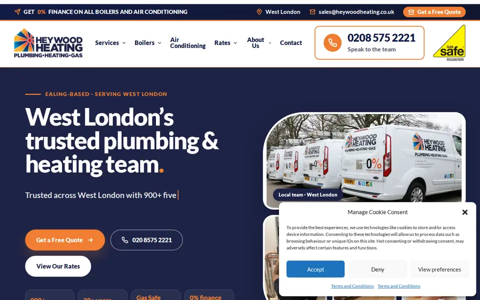The top of heywoodheating.co.uk