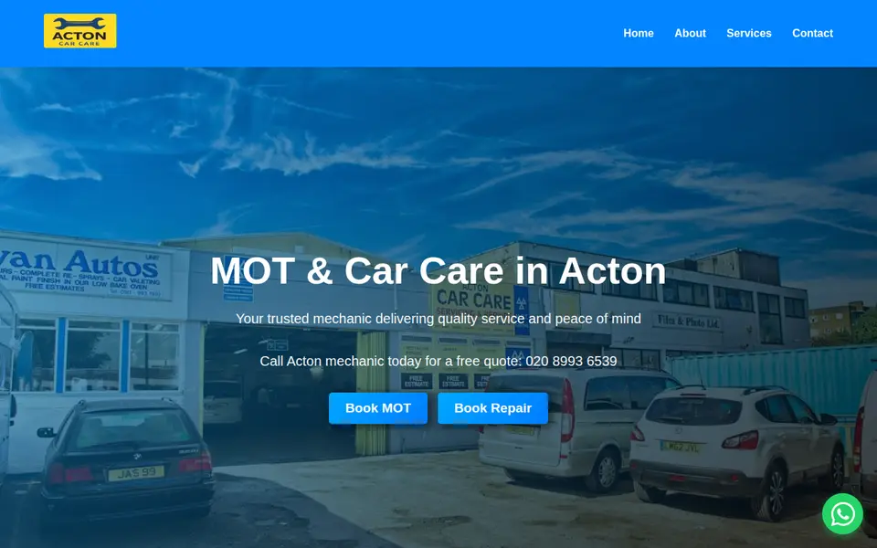 The top of acton-carcare.com