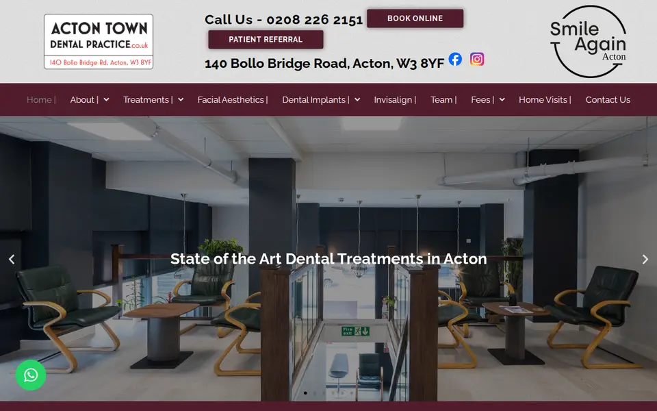 The top of actontowndentalpractice.co.uk