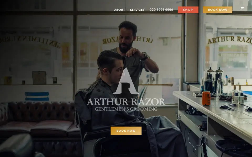 The top of arthurrazor.com