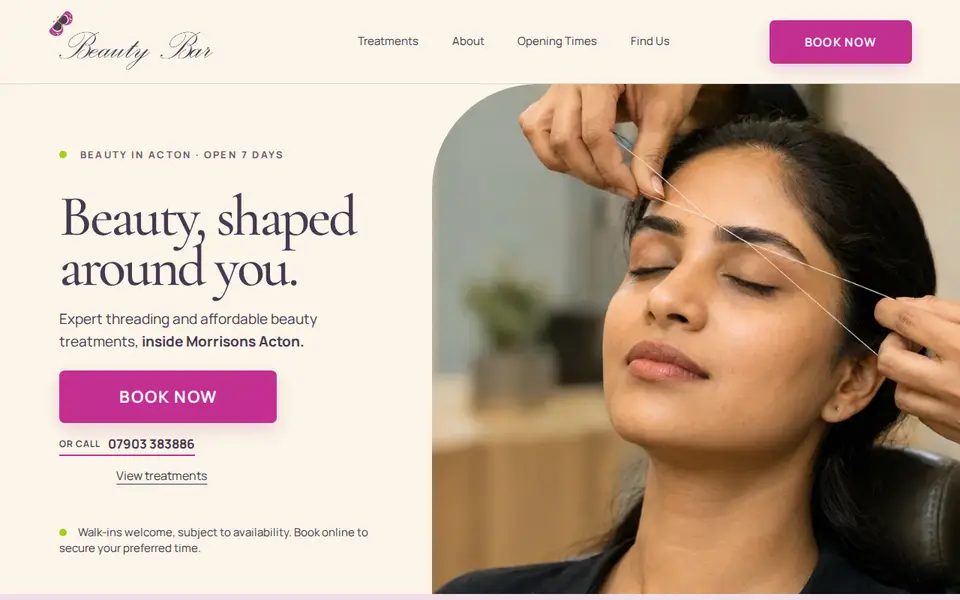 The top of beautybaracton.com